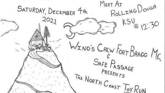 TBD: The North Coast Toy Run 2022 | Wino’s Crew Fort Bragg M.C.